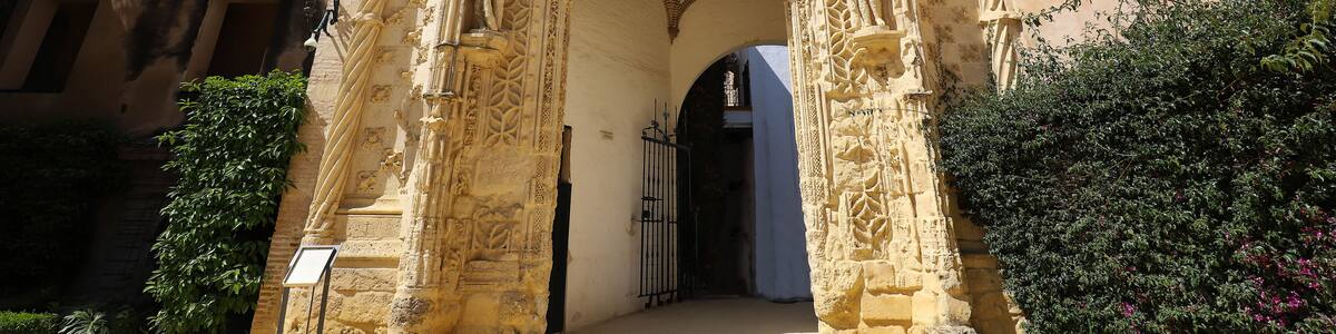 Marchena door, Alcazar, royal palace, Seville, Andalusia, Spain