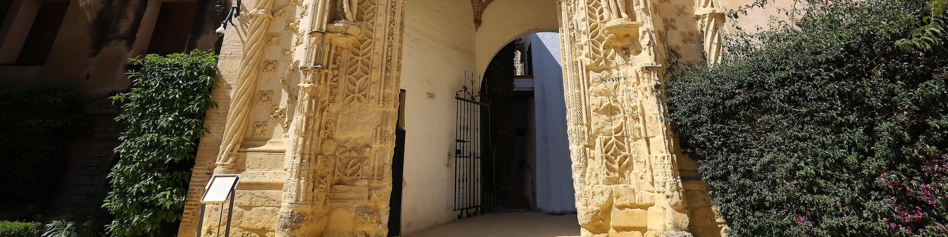 Marchena door, Alcazar, royal palace, Seville, Andalusia, Spain