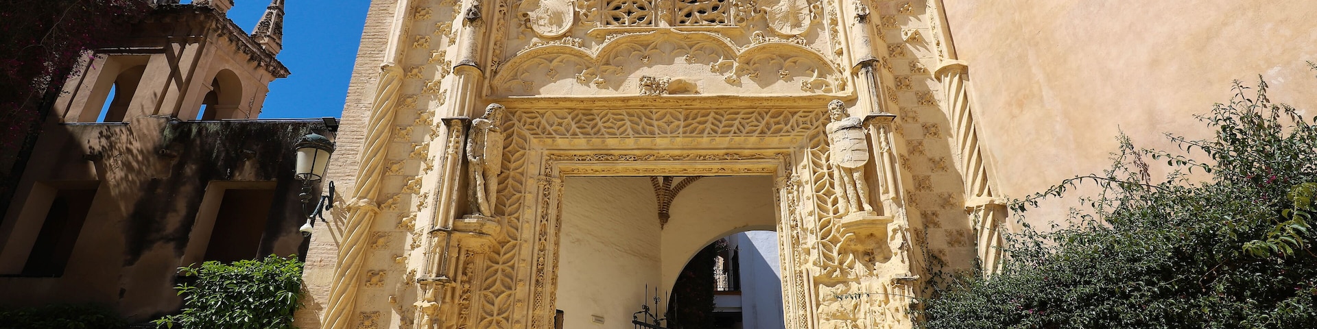 Marchena door, Alcazar, royal palace, Seville, Andalusia, Spain
