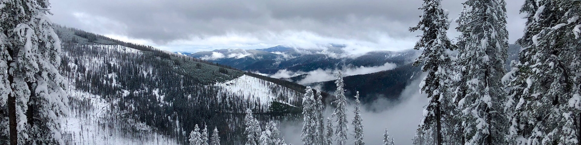 Skiing at Lookout Pass winter of 2017-2018. Beautiful views and great trails, although my preferred ski mountain in the area is Schweitzer in Sandpoint, ID.