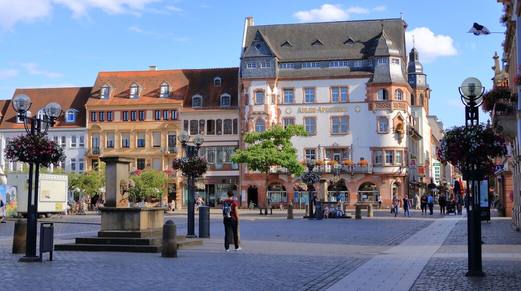 July 06 2020 - Landau in der Pfalz, Germany: View in City of Landau in the palatinate