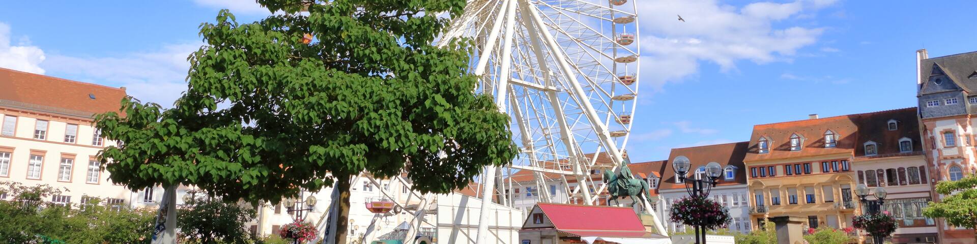 July 06 2020 - Landau in der Pfalz, Germany: View in City of Landau in the palatinate