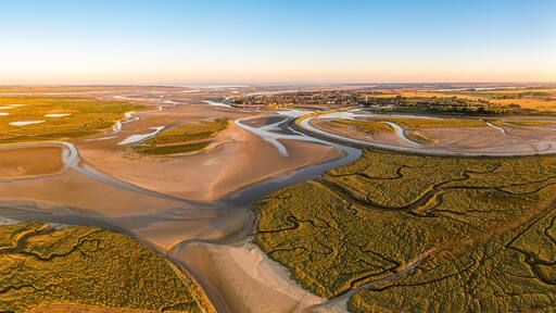 Lever de soleil sur le Crotoy