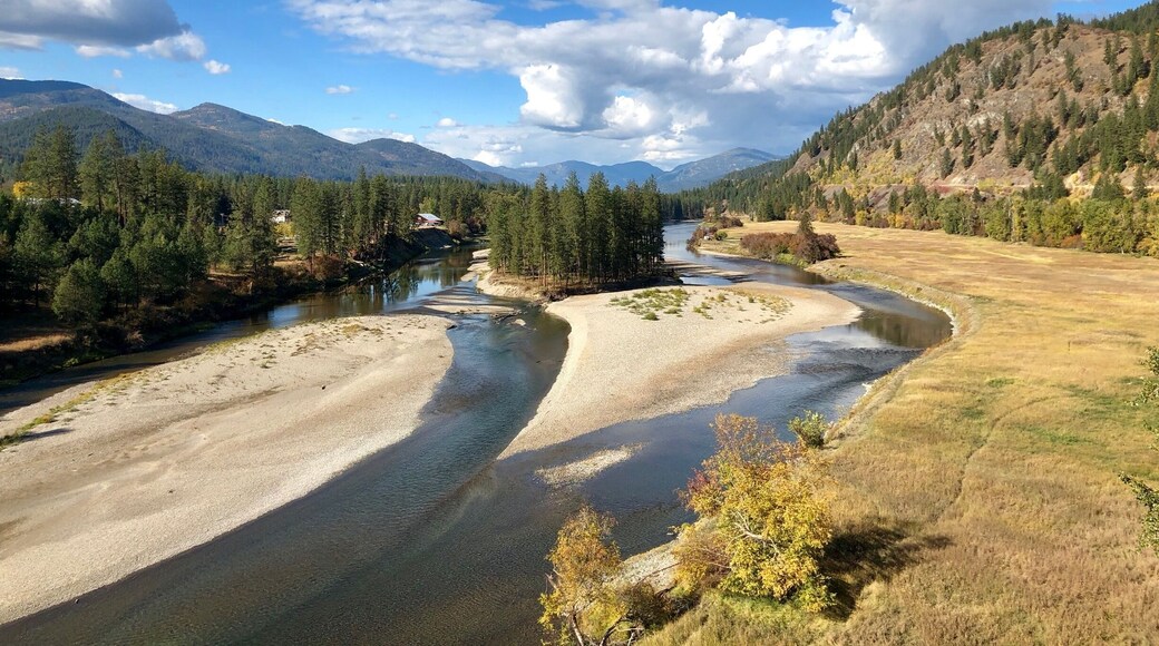 The amazing view from the Kettle Valley Rail Trail overlooking the the Kettle River! #GreatOutdoors