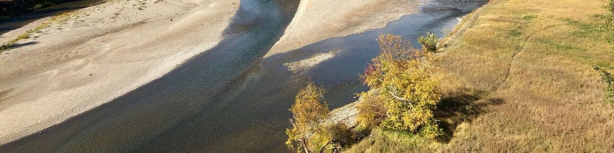 The amazing view from the Kettle Valley Rail Trail overlooking the the Kettle River! #GreatOutdoors