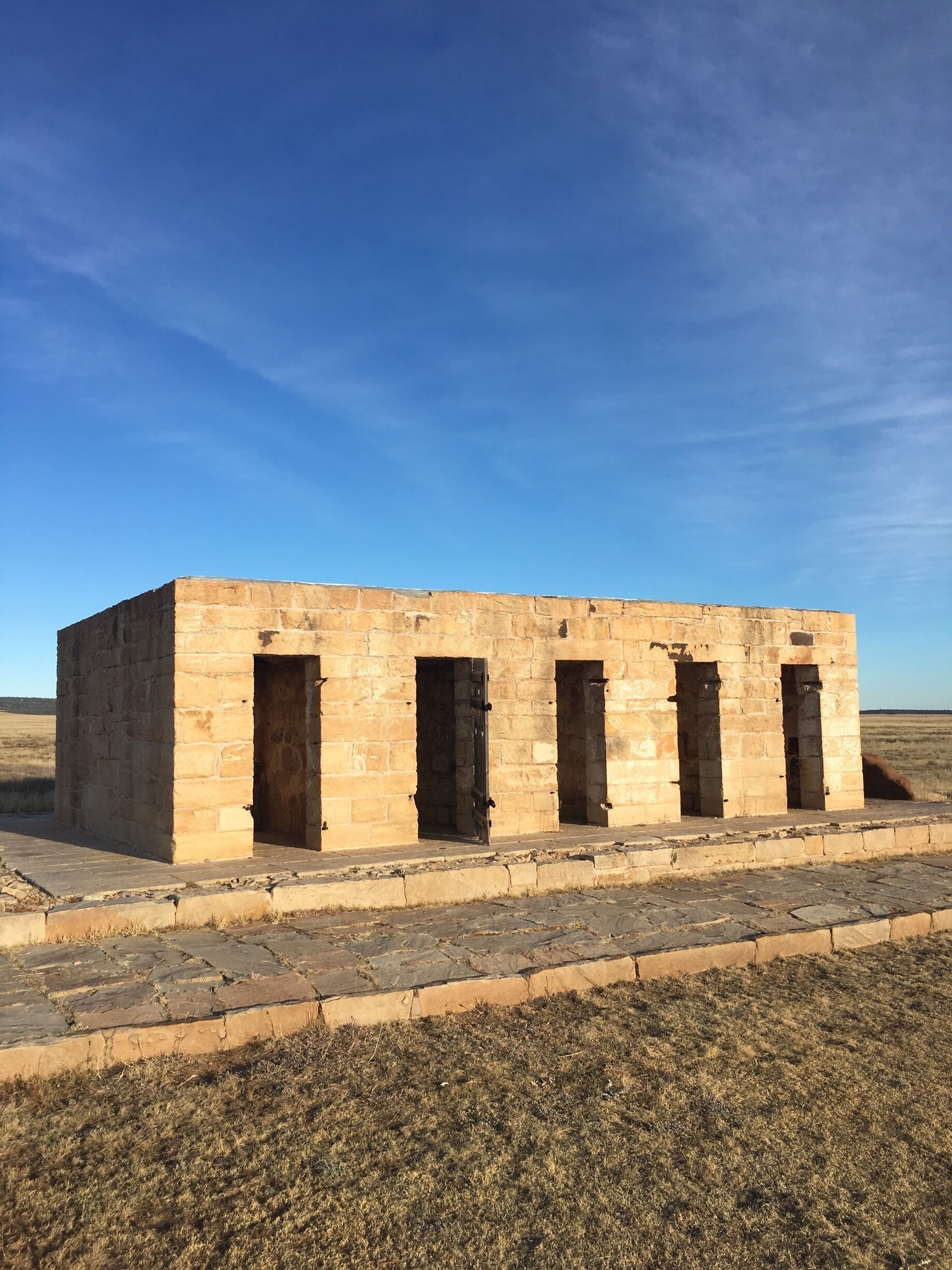 Ruins of the old frontier jail at Ft. Union. Truly in the middle of nowhere...