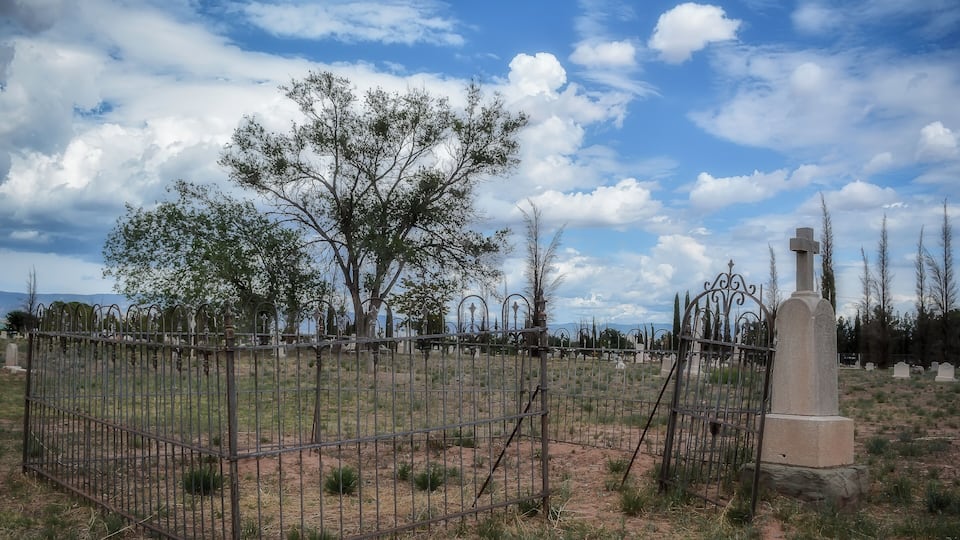 Fairview is an old cemetery that is an interesting spot to stop in Tularosa, NM