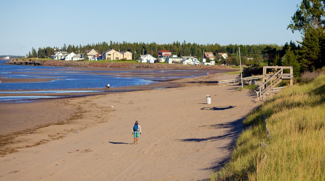 Parlee Beach Provincial Park which includes a sandy beach