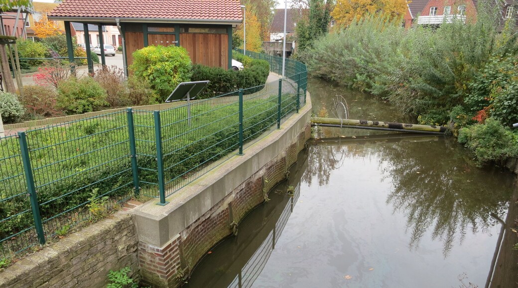 Die alte Wilsterau in Wilster im Bereich des alten Hafens