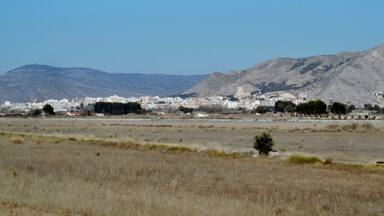 Vista de Villena des de l'Estació de Villena AV.