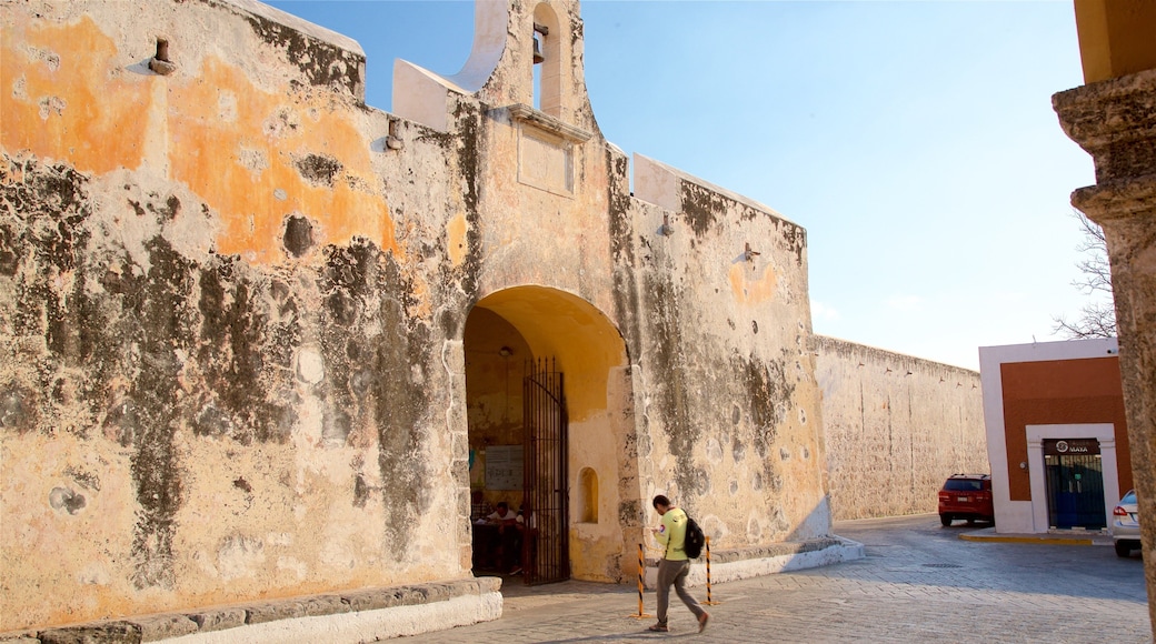 Puerta de Tierra featuring heritage elements as well as an individual male