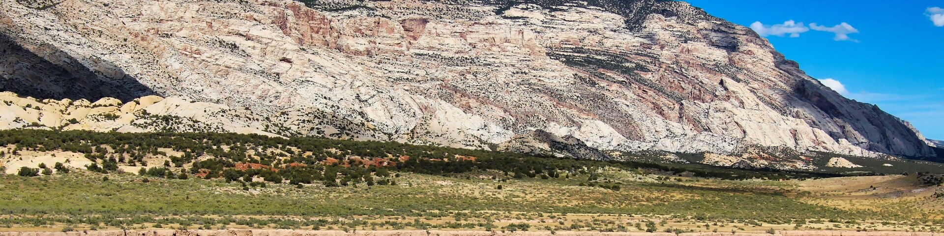 Split Mountain Near Jensen Utah.