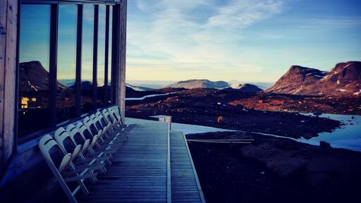 Shot summer of 2016 during a one-night stay at the fantastic Rabot cabin in the mountain area known as Okstindan in the Nordland region of Norway. The design of the cabin is characteristic and the place is definitely worth a visit. The surrounding area is spectacular, with glaciers and high peaks. The area is predisposed to rough weather because of the altitude.