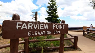 panneau fairview point à bryce canyon