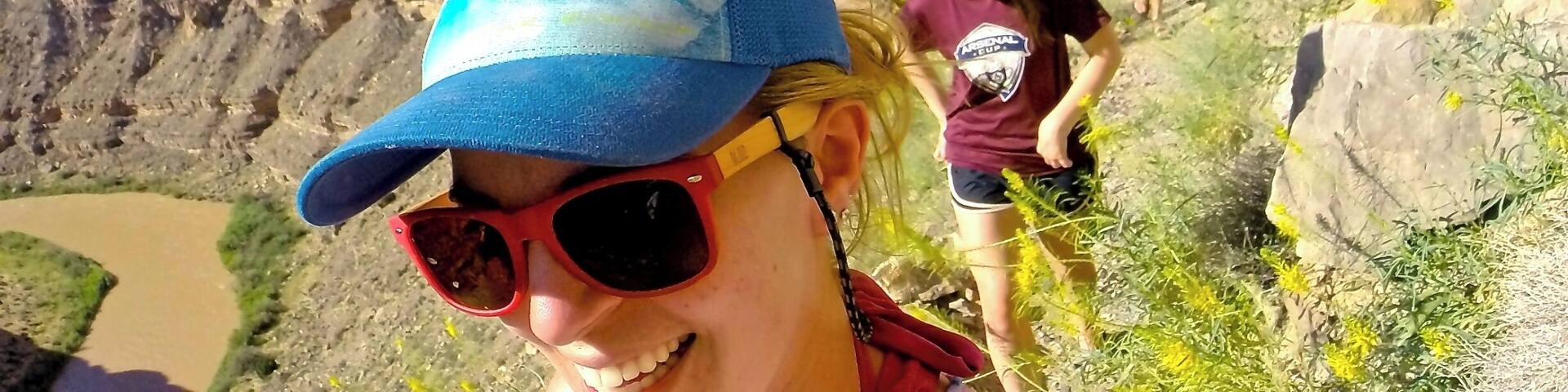 We took a 5 day rafting trip down the San Juan. Our second camp site at Hanaker had an amazing hike up the canyon wall to a look out over the river and canyon. Very hot hike, but the views were amazing.
If I did this one again, I would probably go in the morning.
The raft trip itself is pretty easy, only one Class III rapid. Anyone with a boat and camping gear could do it :)
#Hiking Photo Travel Sweepstakes