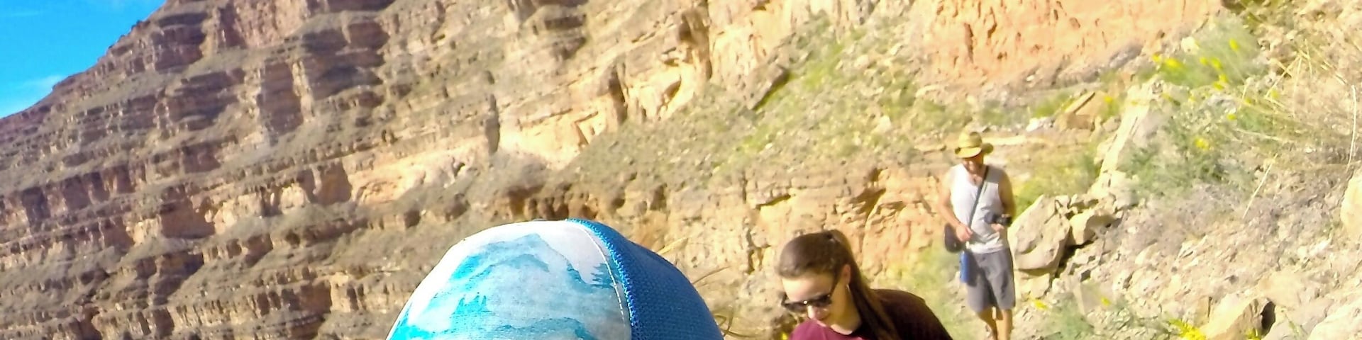 We took a 5 day rafting trip down the San Juan. Our second camp site at Hanaker had an amazing hike up the canyon wall to a look out over the river and canyon. Very hot hike, but the views were amazing.
If I did this one again, I would probably go in the morning.
The raft trip itself is pretty easy, only one Class III rapid. Anyone with a boat and camping gear could do it :)
#Hiking Photo Travel Sweepstakes