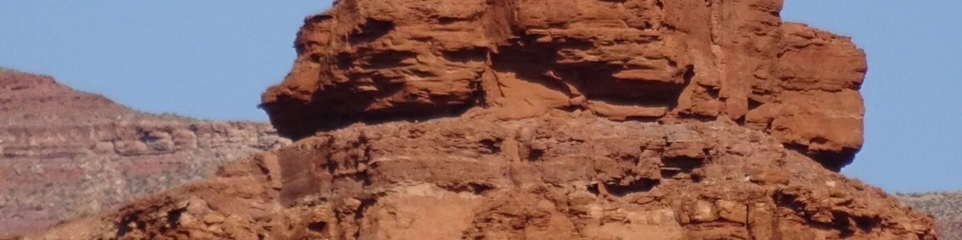 Mexican Hat rock. Pretty cool you'll see it just outside of Mexican Hat.