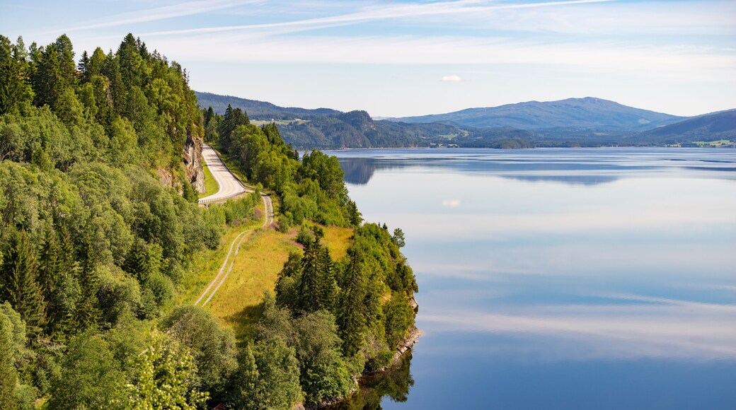 Snasa lake in Norway, scenic nature