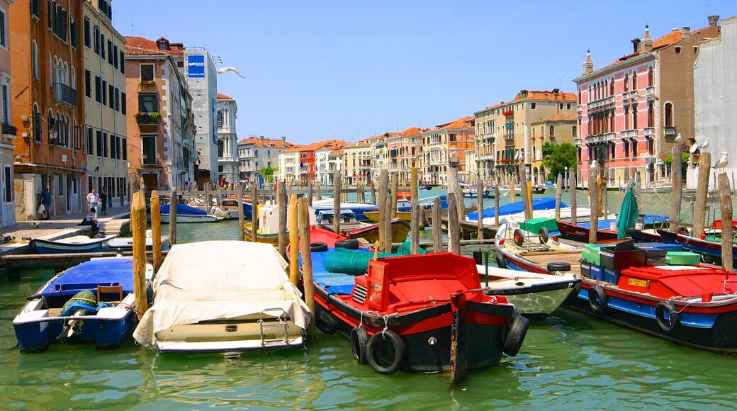 Grand Canal which includes a bay or harbour, a river or creek and a city