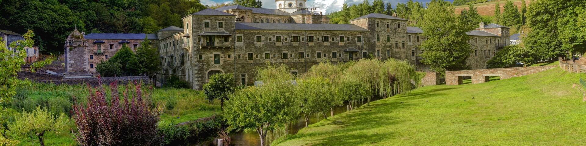 The Benedictine monastery of San Julian de Samos