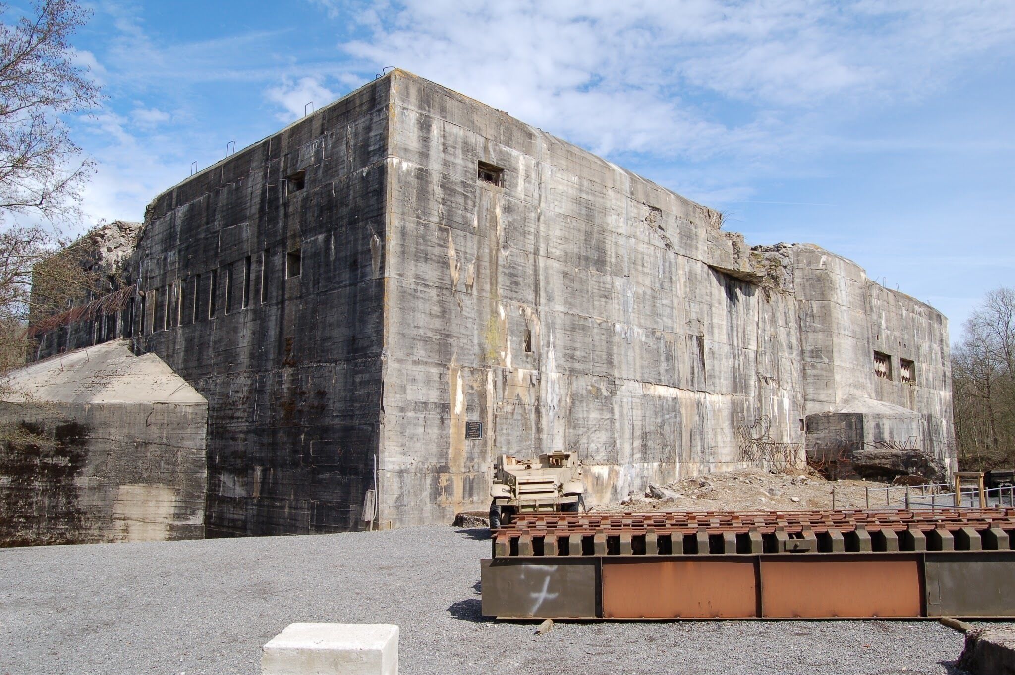 Bombed before it could reek havoc and death across Europe with the V1 Flying Bombs.