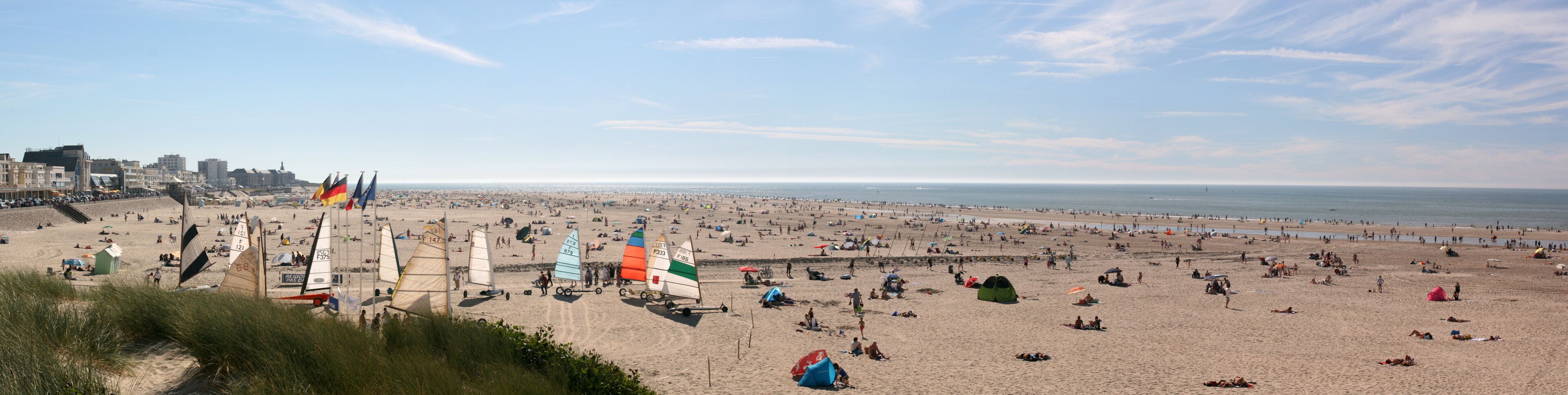 beach at Berck sur Mer, France