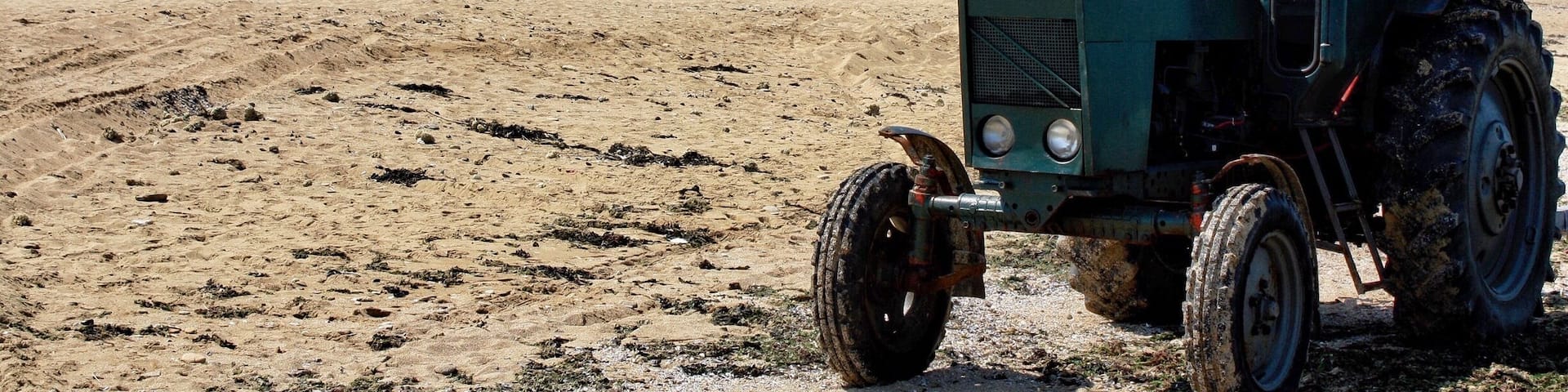 The beach with the nice houses . Normandy coast.