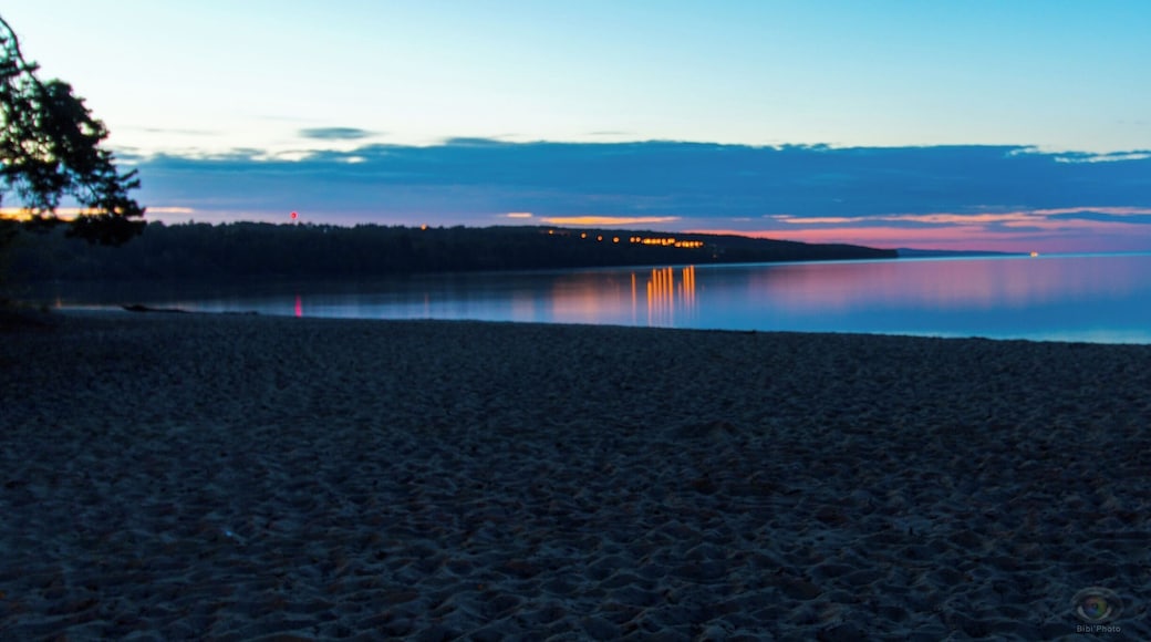See point from the camping's beach
