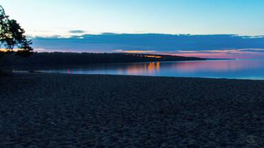 See point from the camping's beach