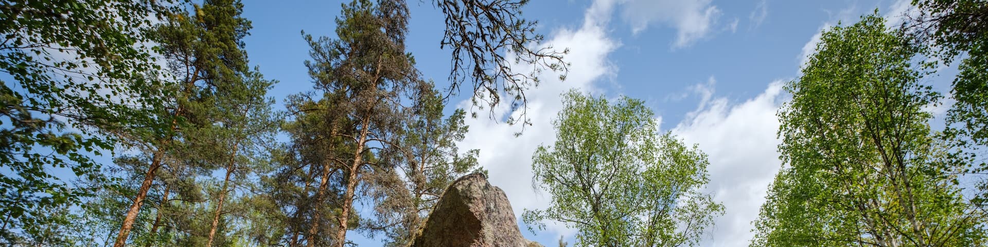 Runkesten moving rock near Mariannelund in Sweden