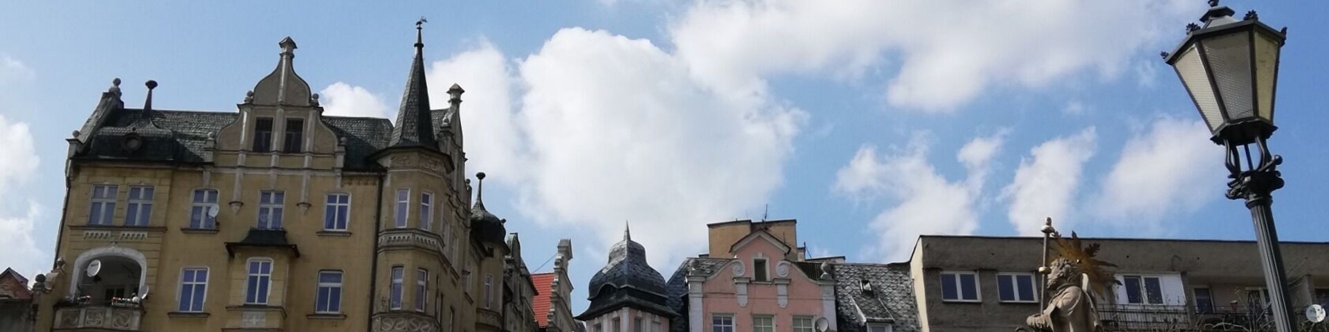 Tenement houses and a bridge in Kłodzko