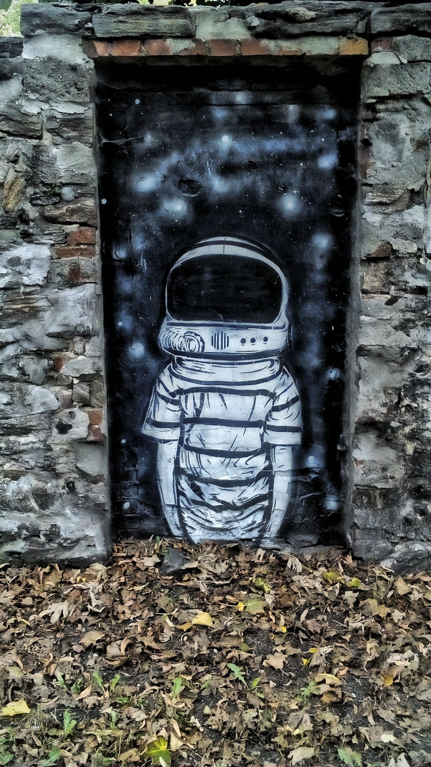 Old wall and graffiti art