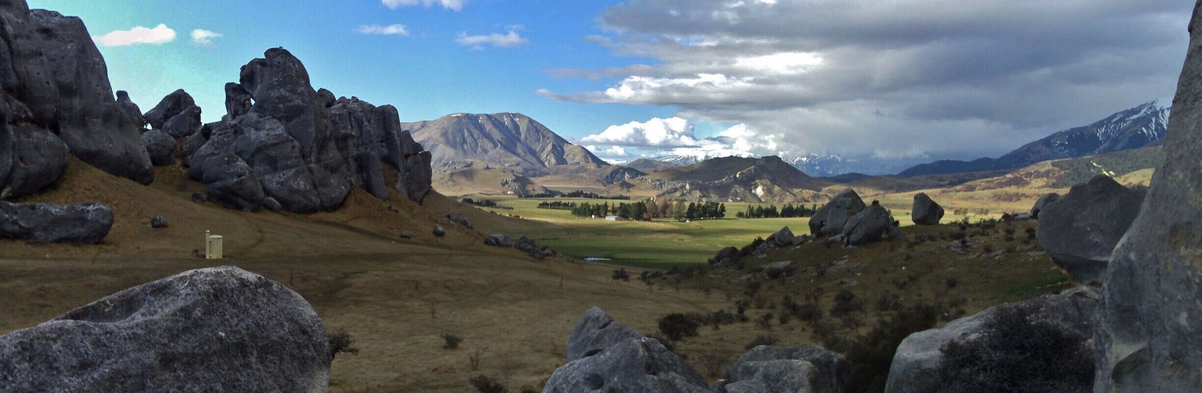 Castle Hill is an incredible maze of limestone boulders in Arthur's Pass on New Zealand's South Island. It's representative of the dreamlike/fantasy landscapes one can find in New Zealand AKA Lord of the Rings country. Castle Hill serves as a perfect location for bouldering, climbing, having a picnic and/or playing hide and seek. #Green