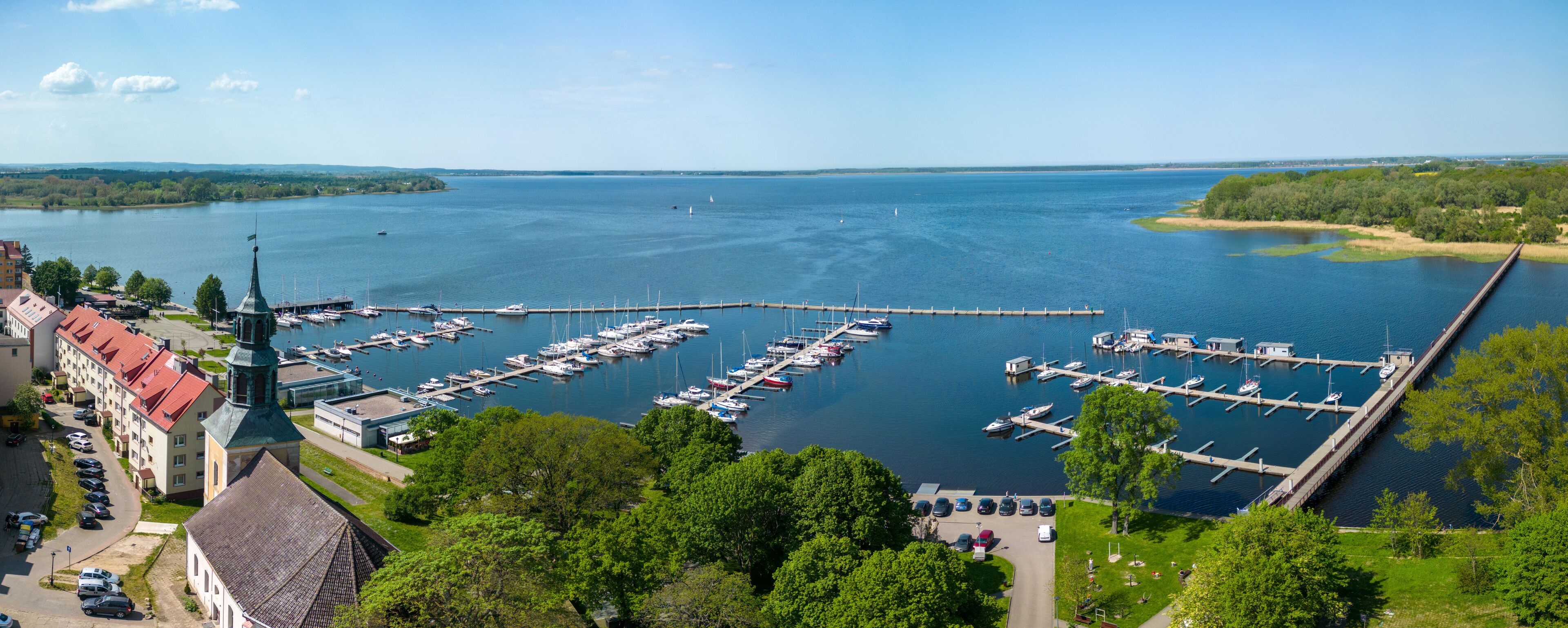 Yacht port in Kamień Pomorski, West Pomeranian Voivodeship