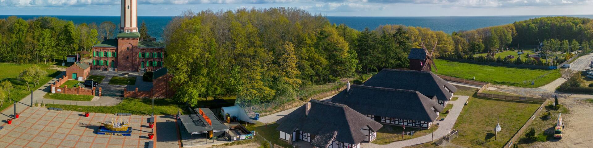 Lighthouse on the Baltic Sea in Niechorze