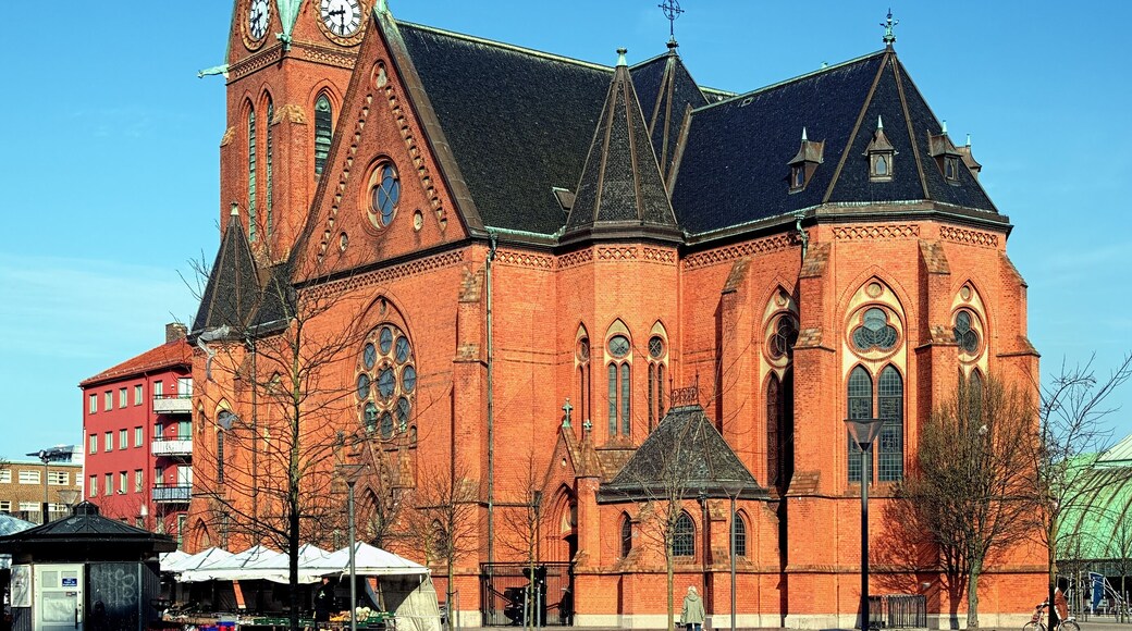 Gustav Adolf Church on the Gustav Adolf Square in Helsingborg, Sweden