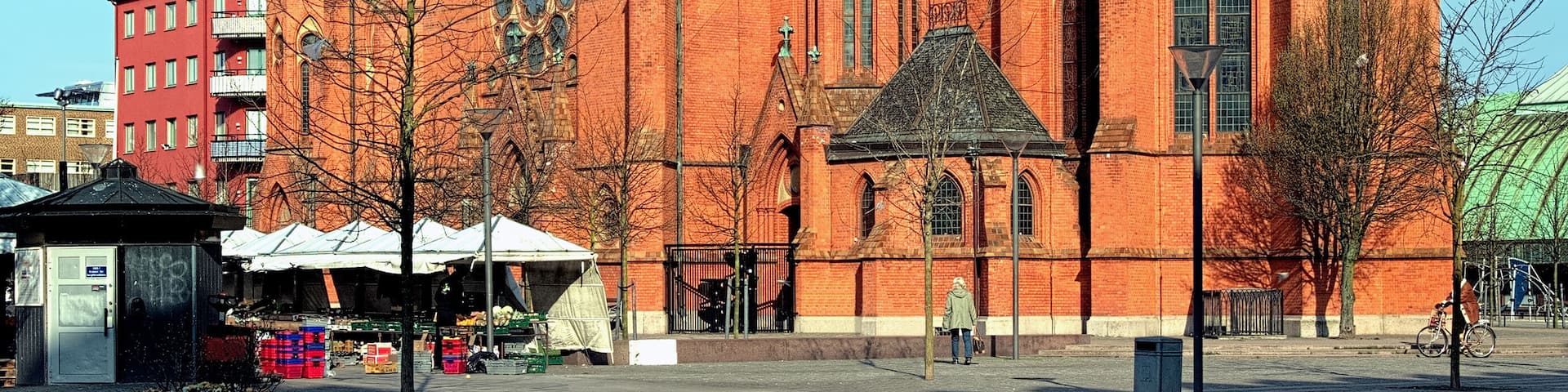 Gustav Adolf Church on the Gustav Adolf Square in Helsingborg, Sweden