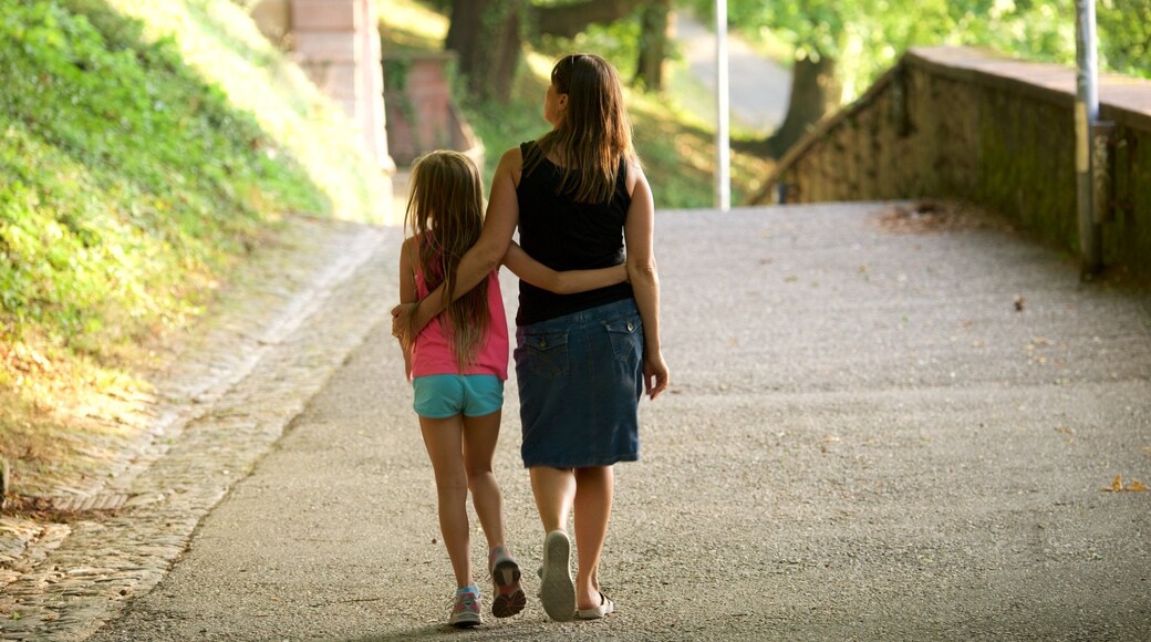 Schlossberg featuring a garden as well as a family