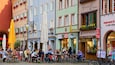 Muensterplatz featuring outdoor eating and street scenes