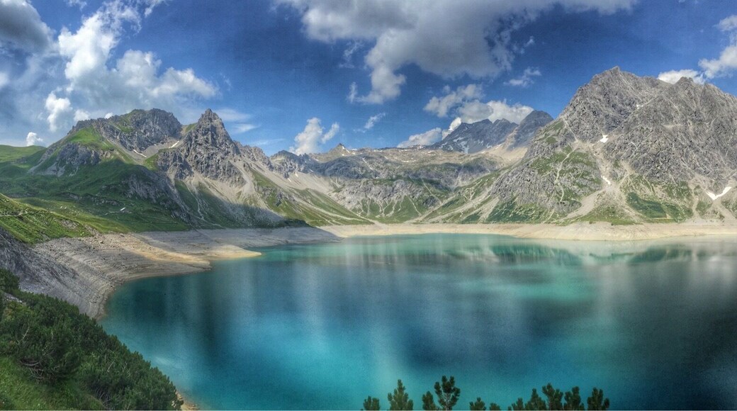 IPhone pano,Lünersee,Vorarlberg,Austria