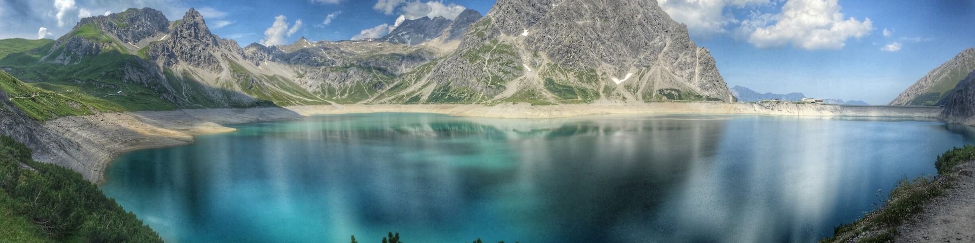 IPhone pano,Lünersee,Vorarlberg,Austria