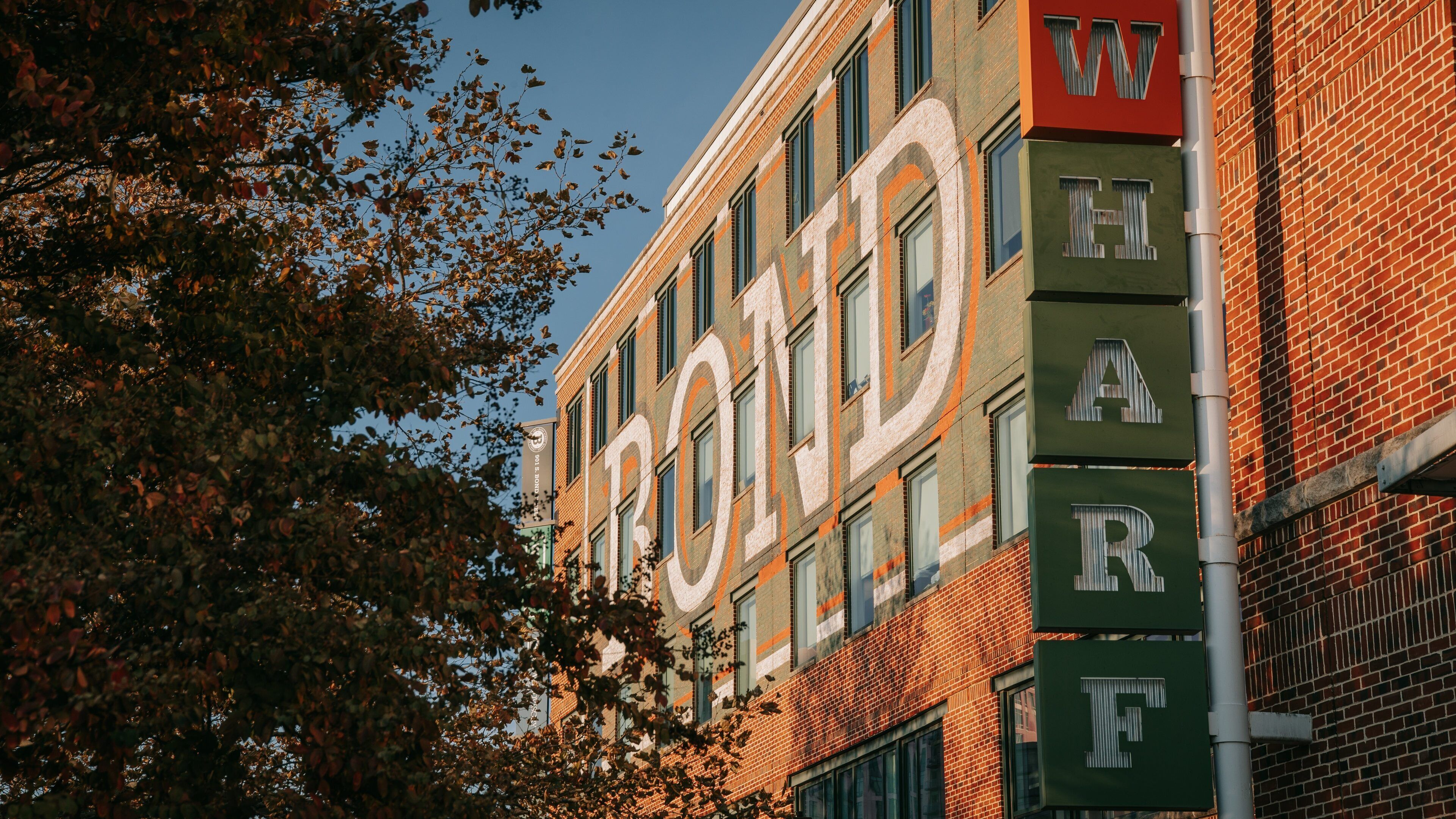 Fells Point featuring outdoor art