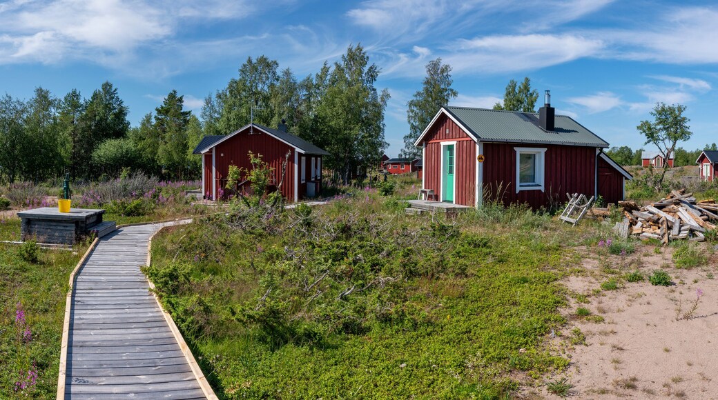 Sandskar Island and Small fishing settlement in Haparanda archipelago