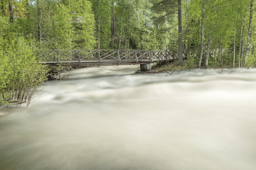 The rapids at Renforsen in Vindeln, Sweden