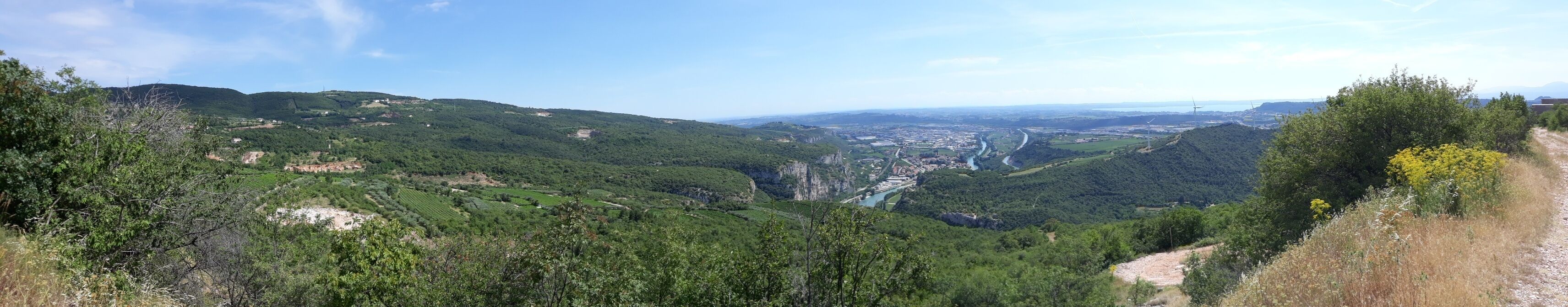 Panorama sopra la Chiusa di Ceraino
