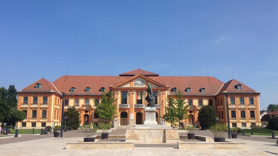 The Major's office in the Hungarian town of Komarom. A very colourful example of Austro Hungarian architecture.
#Blue