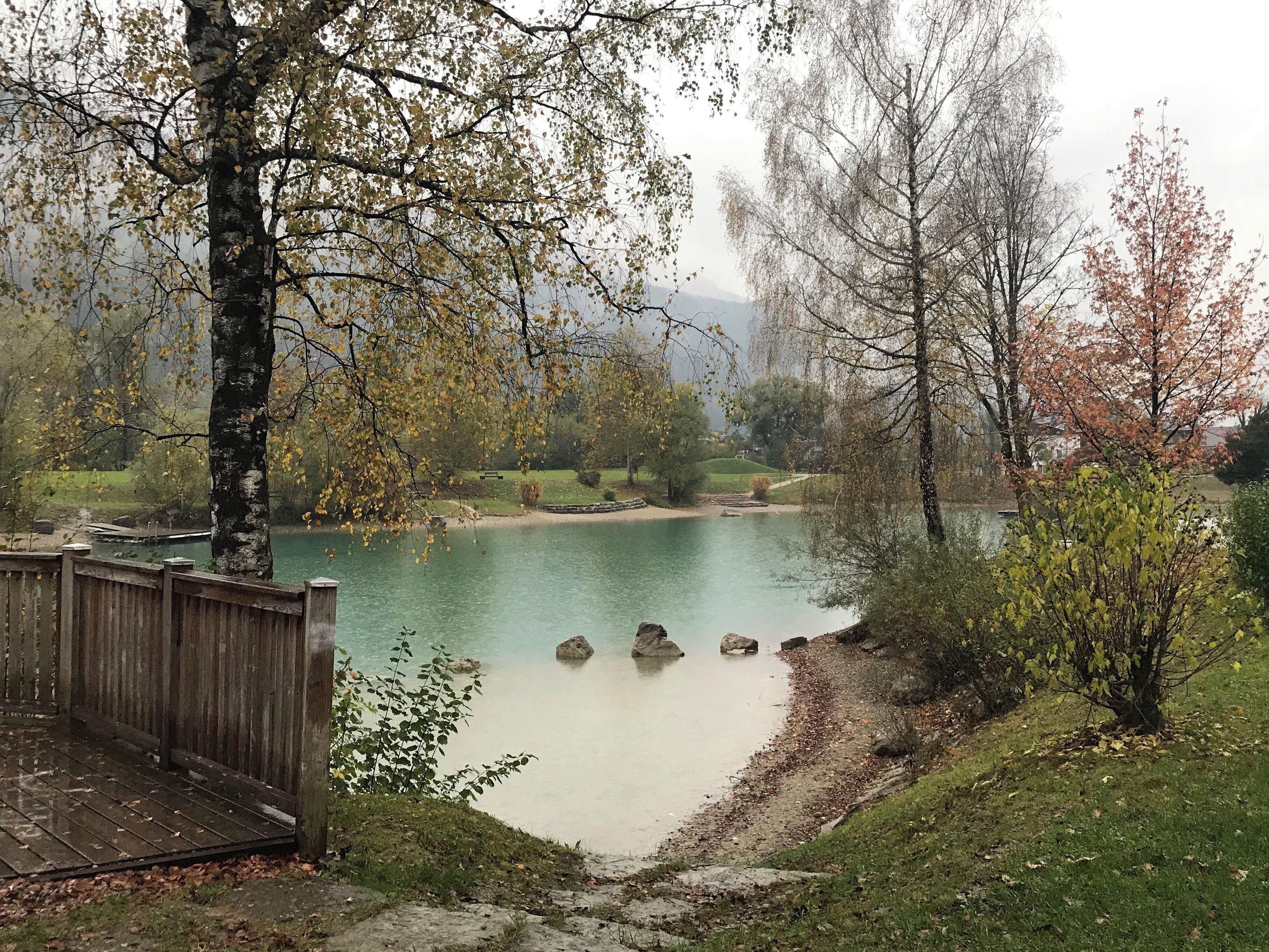 This beautiful swimming lake is just 30min away from Salzburg in a little village called Kuchl.. beautiful is an understatement...