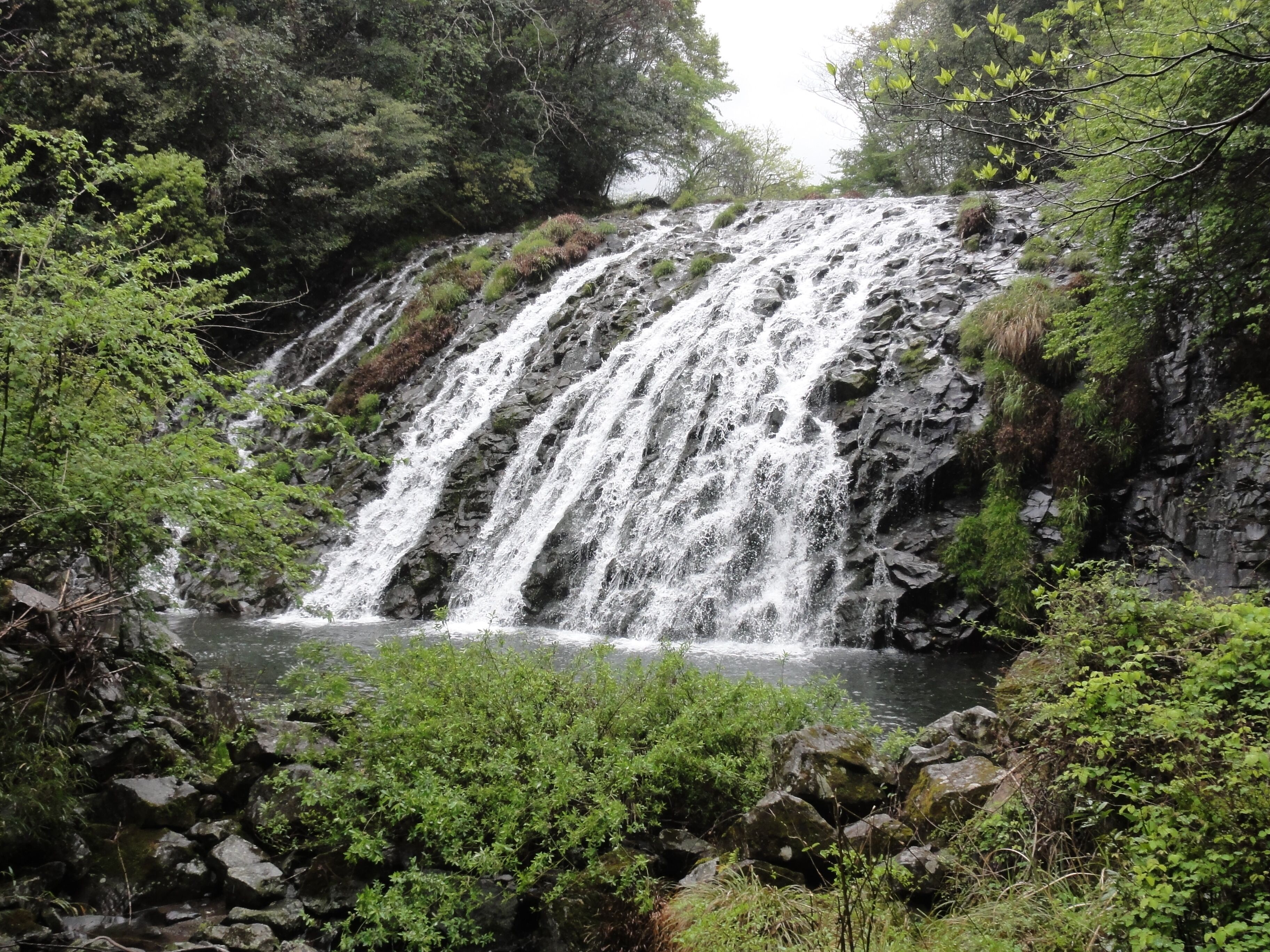 Waterfall of Kaname(Hirataki),Kumamoto Pref., Japan