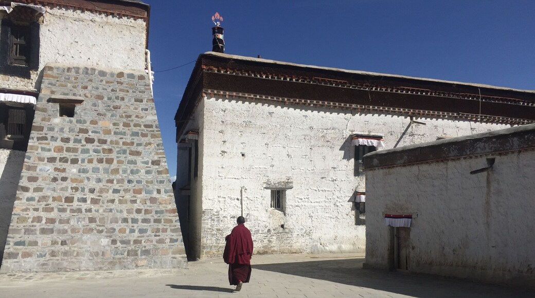 Lama and monastery