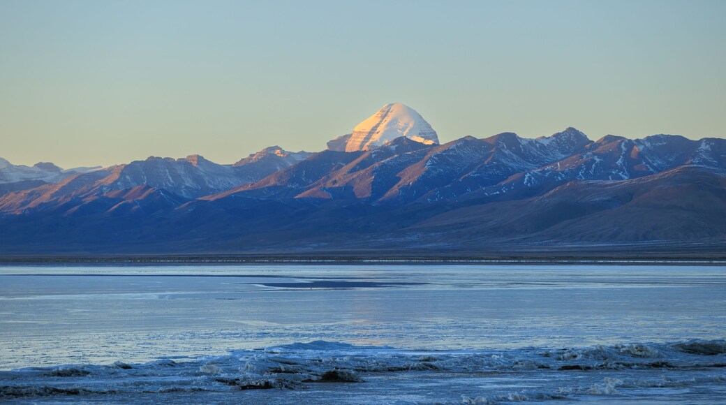 Mount Kailash and mapang yongcuo landscape in tibet, China